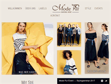 Tablet Screenshot of modepur-fashion.com